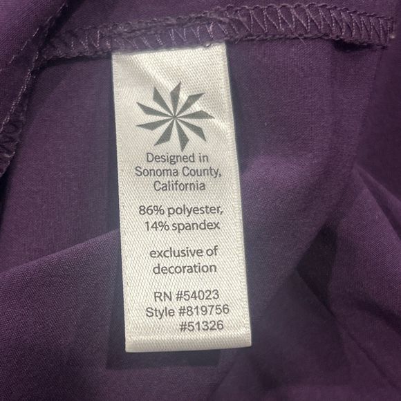 Athleta Dress Womens 6 Voyage Day Athleisure Workout Yoga Sporty Stretch Purple - Picture 2 of 7